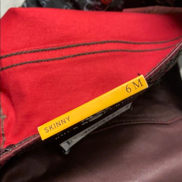 NWT R&R Skinny Slim Pants Size 6 - Picture 8 of 9